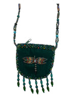 Dragonfly Velvet Mini Necklace Charm Bag V0704-Dragonfly - view 4