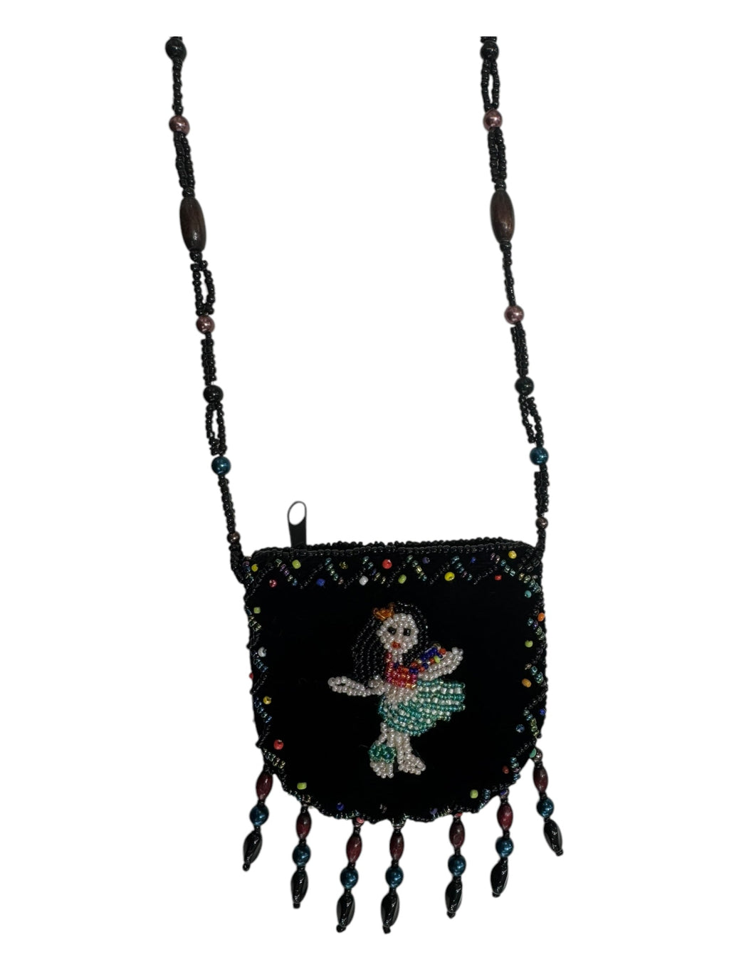 Seahorse Velvet Mini Necklace Charm Bag V0704