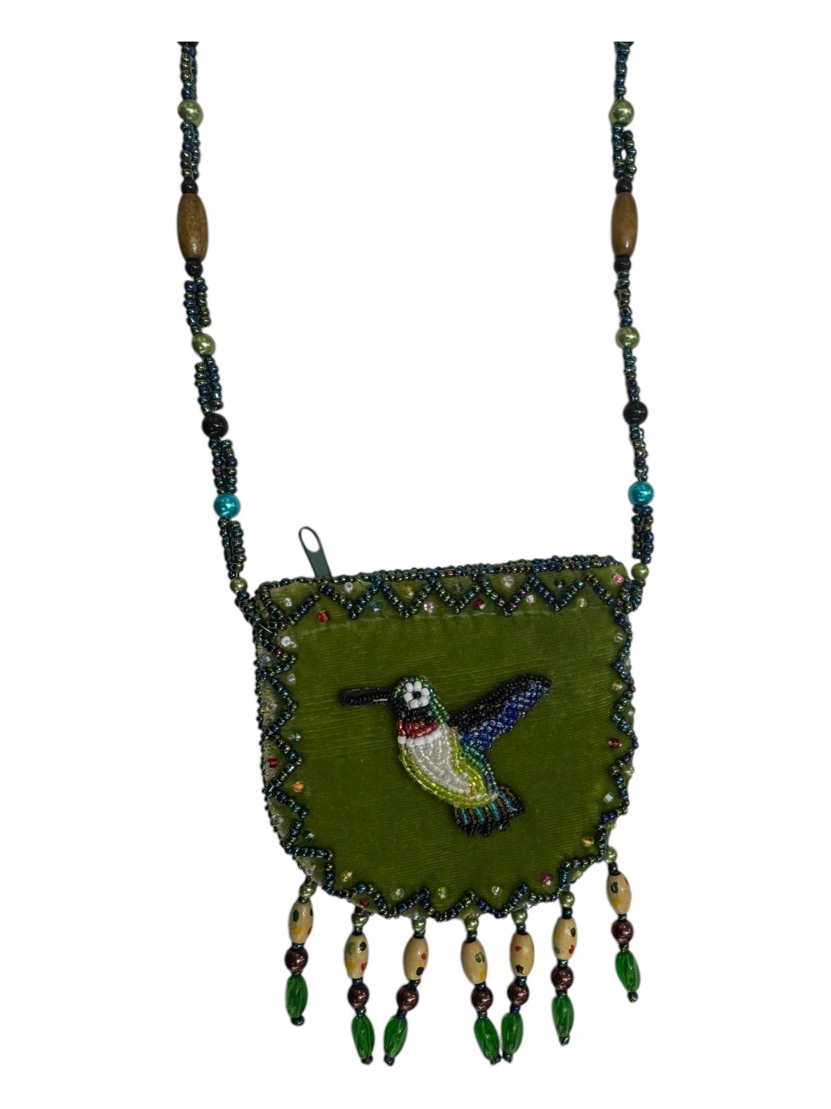 Seahorse Velvet Mini Necklace Charm Bag V0704