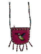 Seahorse Velvet Mini Necklace Charm Bag V0704
