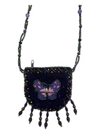 Seahorse Velvet Mini Necklace Charm Bag V0704