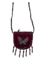 Seahorse Velvet Mini Necklace Charm Bag V0704