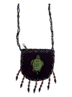Turtle Velvet Mini Necklace Charm Bag V0704-Turtle