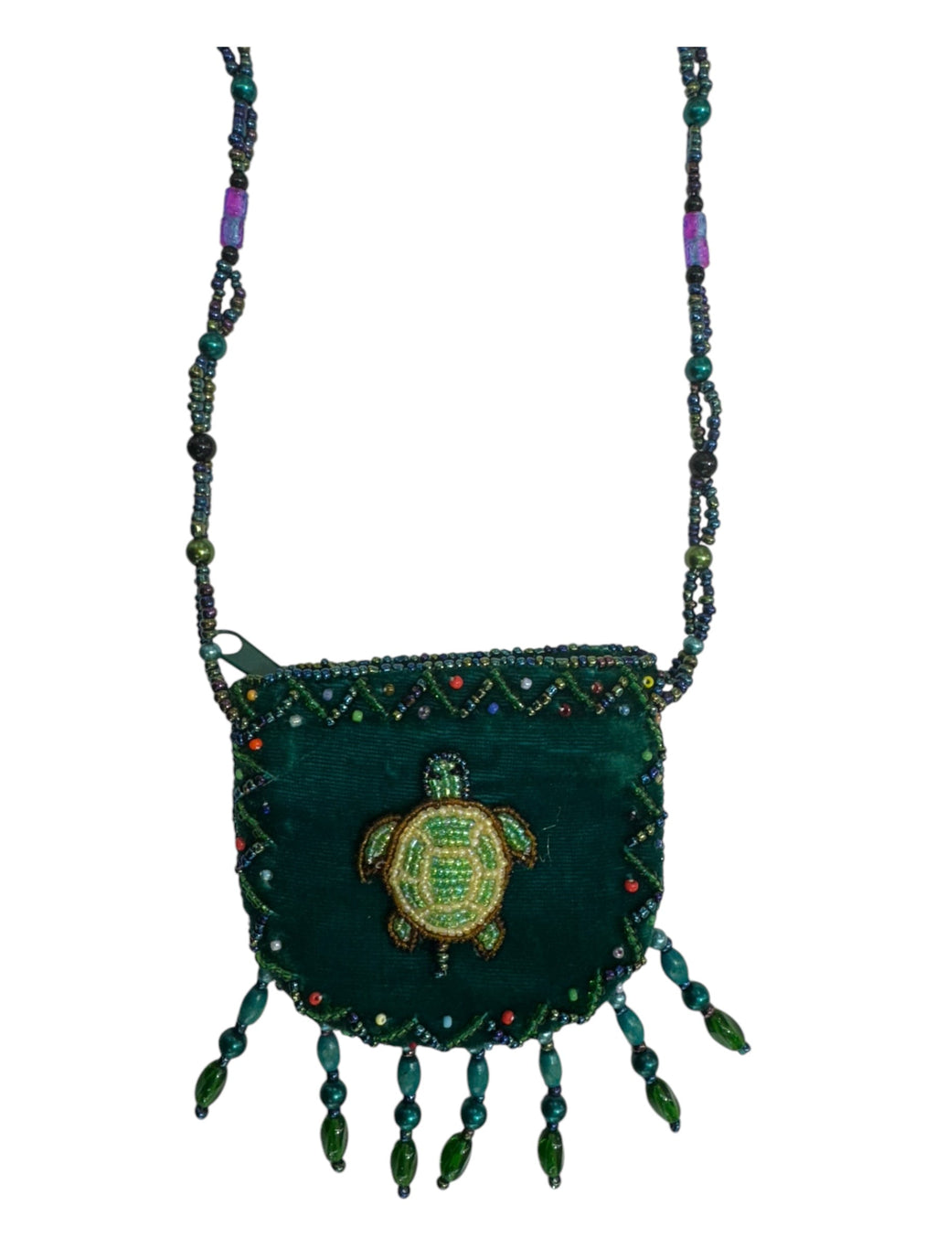 Seahorse Velvet Mini Necklace Charm Bag V0704
