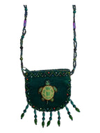 Seahorse Velvet Mini Necklace Charm Bag V0704