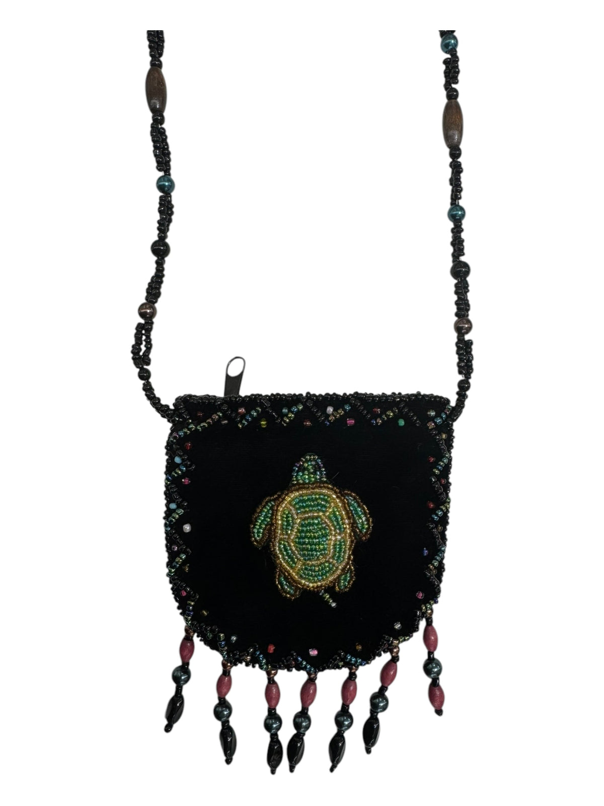 Seahorse Velvet Mini Necklace Charm Bag V0704