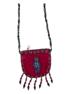 Seahorse Velvet Mini Necklace Charm Bag V0704