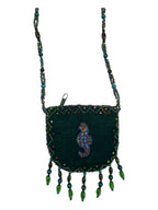 Seahorse Velvet Mini Necklace Charm Bag V0704