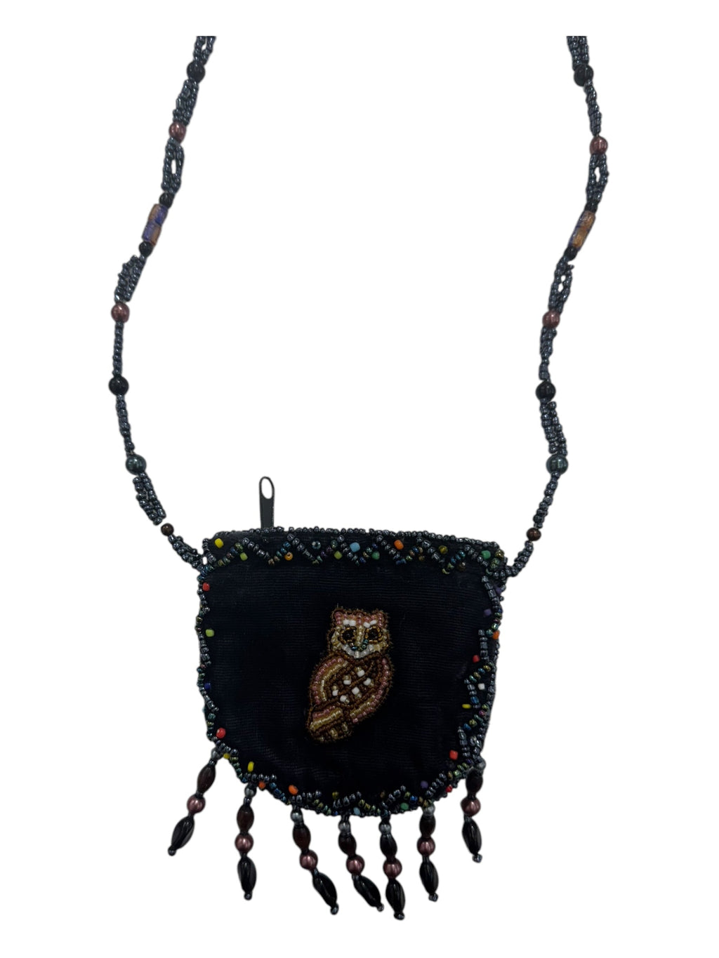 Seahorse Velvet Mini Necklace Charm Bag V0704