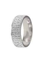 Rhinestone Stainless Steel Ring R1587