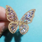 Butterfly Cubic Zirconia Rings R2496