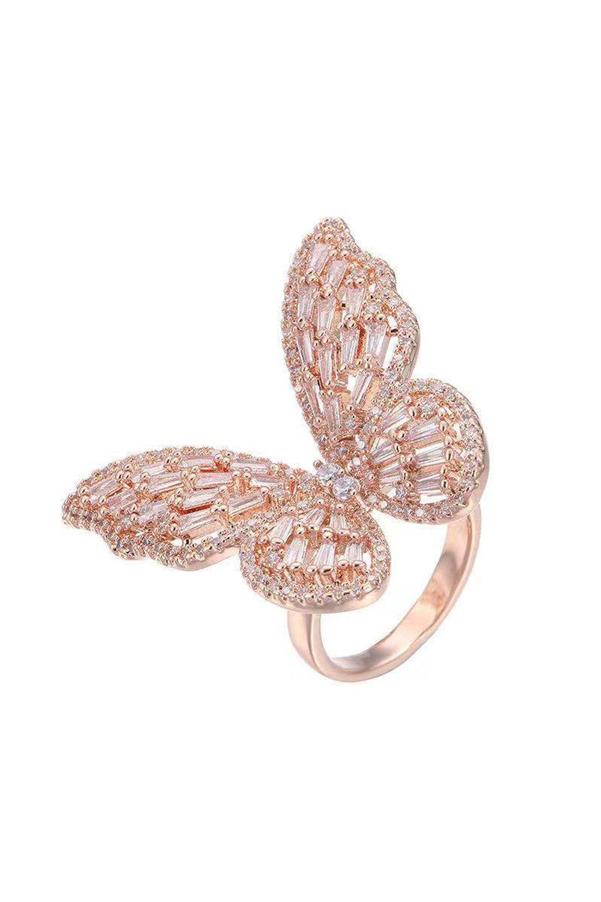 Butterfly Cubic Zirconia Ring R1623
