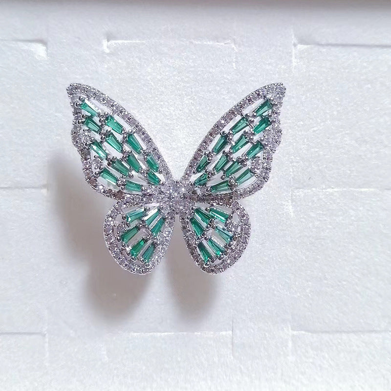 Butterfly Cubic Zirconia Ring R1623
