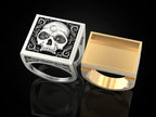 Skull Alloy Rings R1646