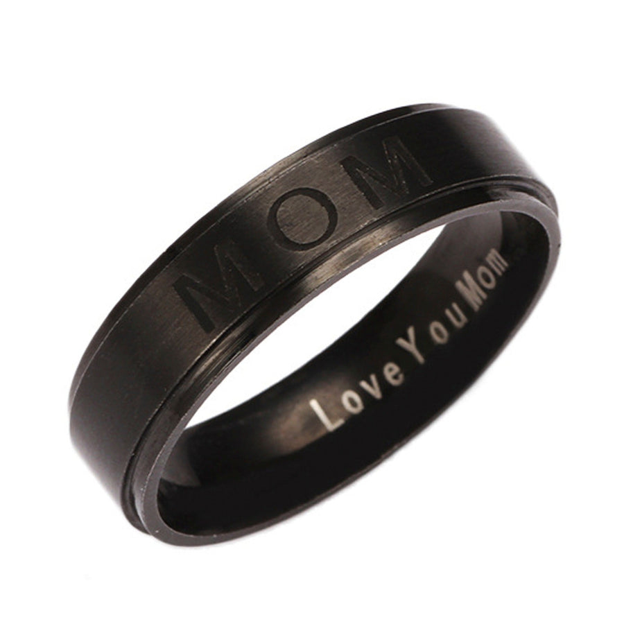 Mom Stainless Steel Ring R1718
