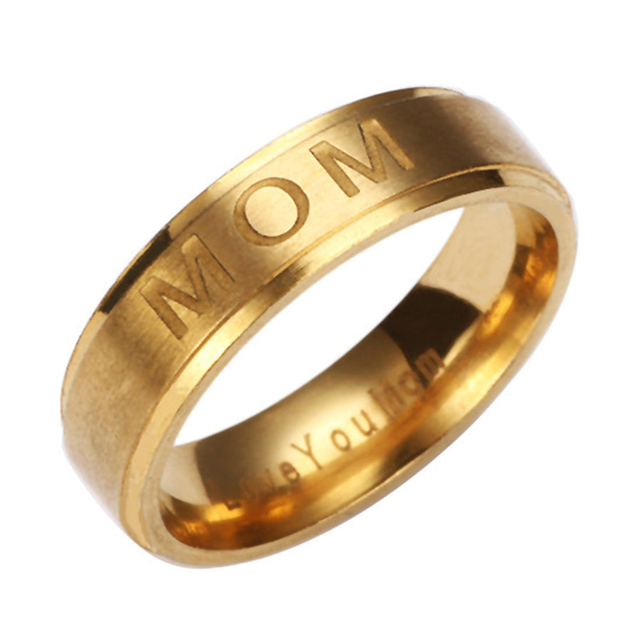 Mom Stainless Steel Ring R1718