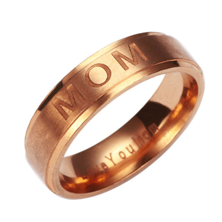 Mom Stainless Steel Ring R1718