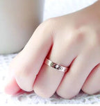 Roman Numerals Stainless Steel Ring R1732