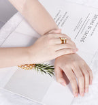 Roman Numerals Stainless Steel Ring R1750