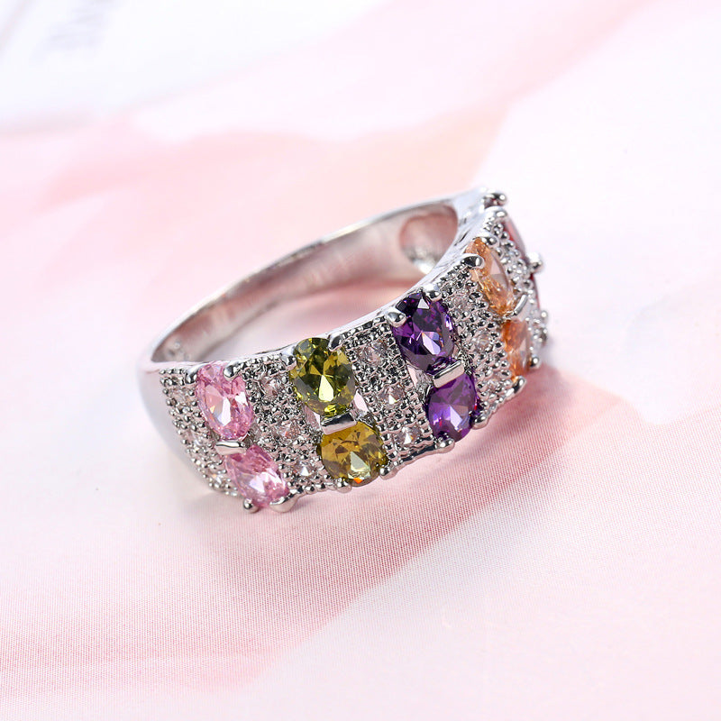 Zircon Copper Ring R1759