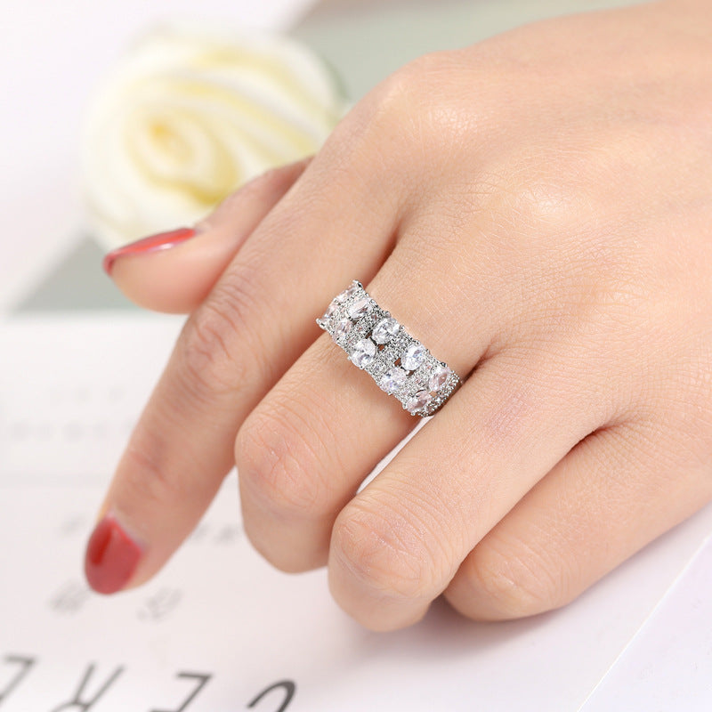 Zircon Copper Ring R1759