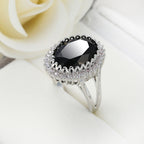 Oval Zircon Copper Ring R1761