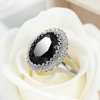 Oval Zircon Copper Ring R1761