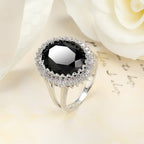 Oval Zircon Copper Ring R1761