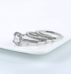 Zircon Copper Rings Set R1771