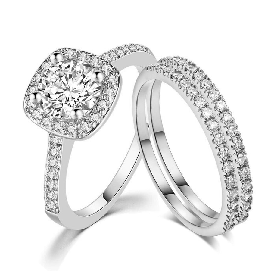 Zircon Copper Rings Set R1771