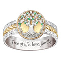 Tree Of Life Rhinestone Rings R1781