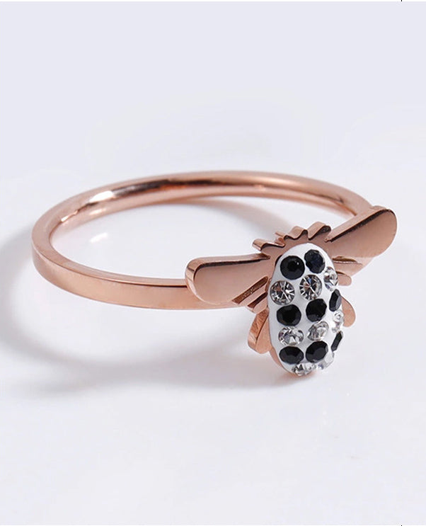 Bee Stainless Steel Rings R1804-RG
