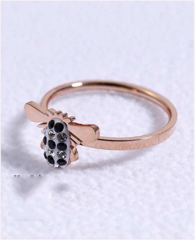Bee Stainless Steel Rings R1804-RG