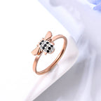 Bee Stainless Steel Rings R1804-RG