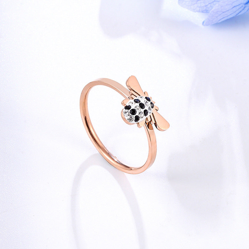 Bee Stainless Steel Rings R1804-RG