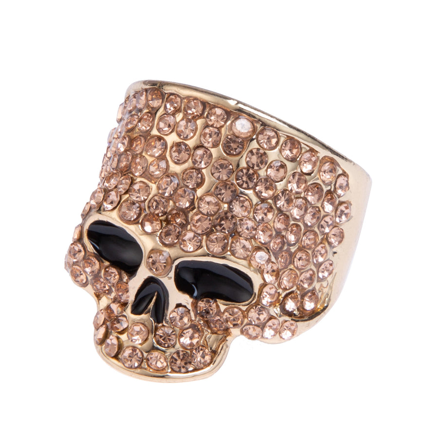 Skull Rhinestone Rings R1843