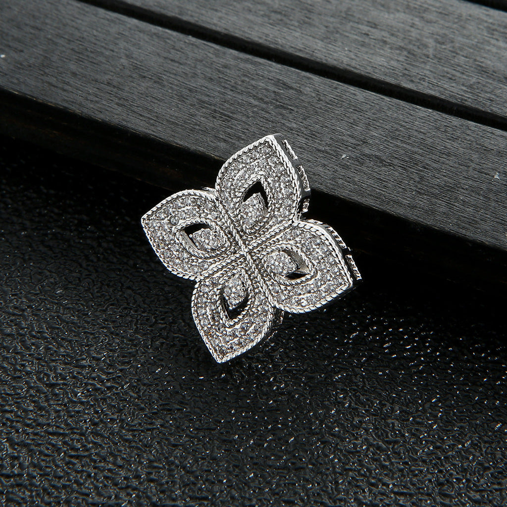 Clover Zircon Rings R1847