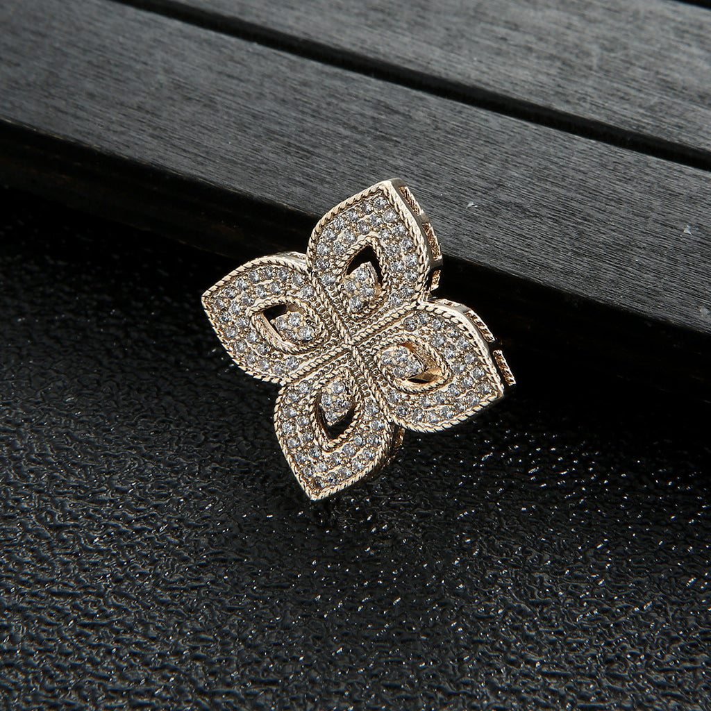 Clover Zircon Rings R1847