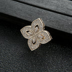 Clover Zircon Rings R1847