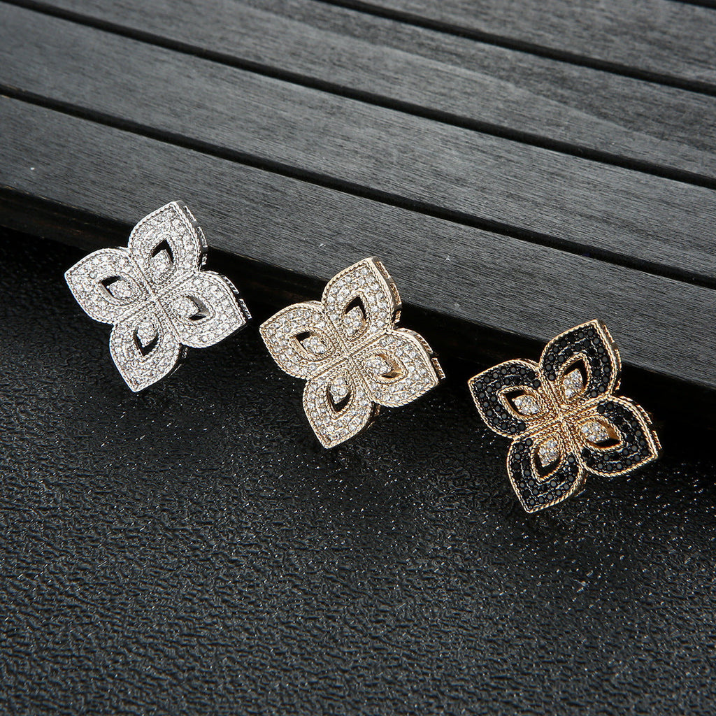 Clover Zircon Rings R1847