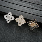 Clover Zircon Rings R1847