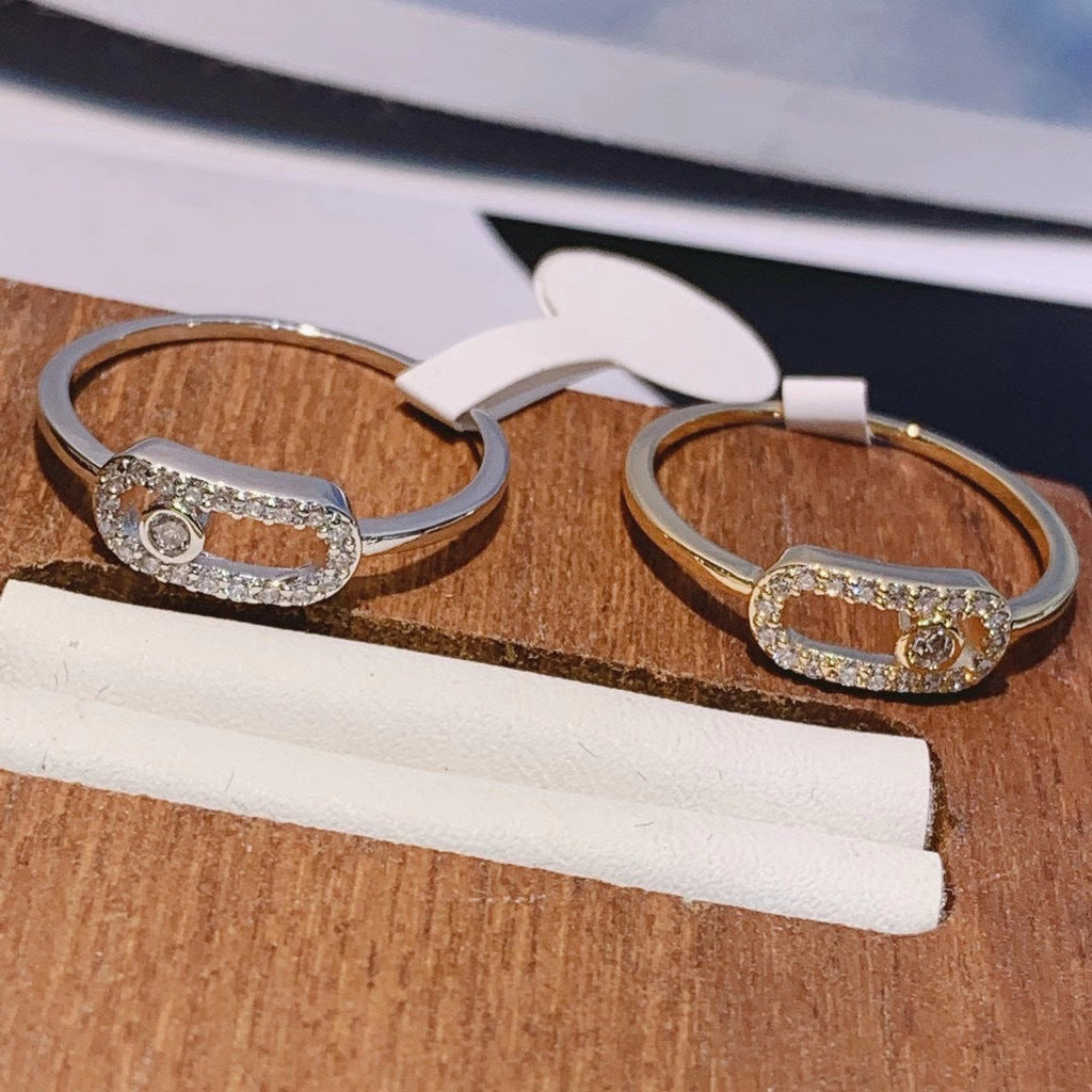Oval Zircon Rings R1851-GD