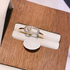 Oval Zircon Rings R1851-GD