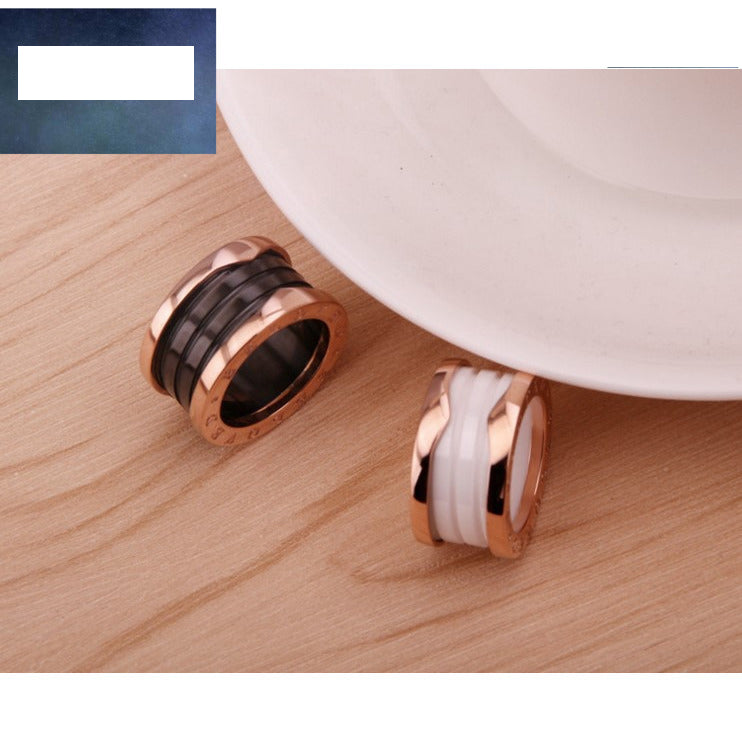 Roman Numerals Stainless Steel Ring R1905