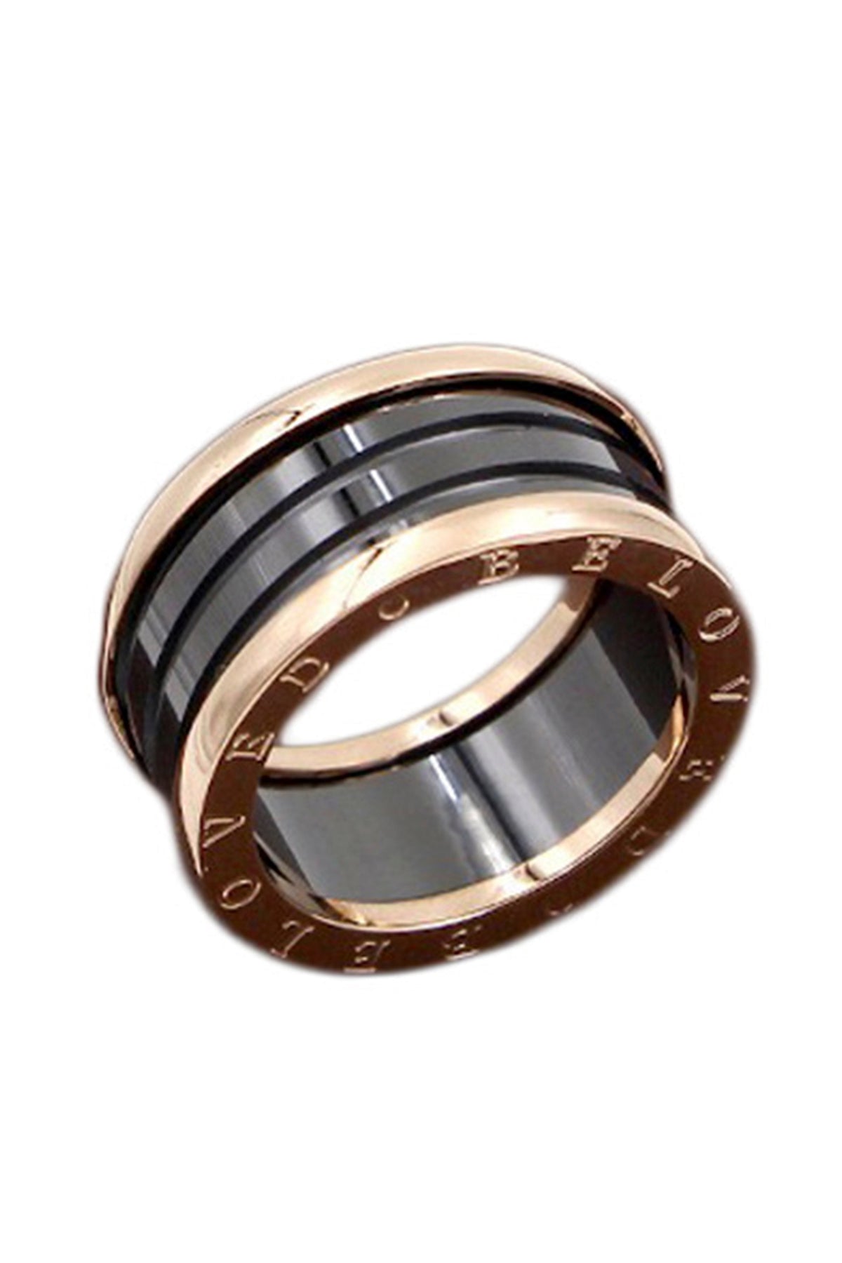 Roman Numerals Stainless Steel Ring R1871-1