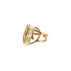 Fatima Palm Stainless Steel Rings R2069