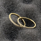 Rhinestone Stainless Steel Ring R2203