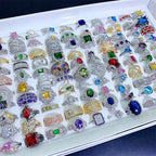 Cubic Zirconia Geometry Random Rings R2228