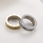 Roman Numeral Stainless Steel Rings R2338