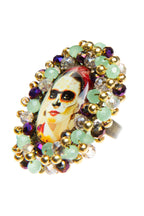 Random Frida Seed Bead Braided Rings R2508